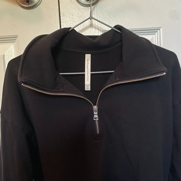 Babaton Quarter Zip Sweater – Size XS – Black - Picture 2 of 5